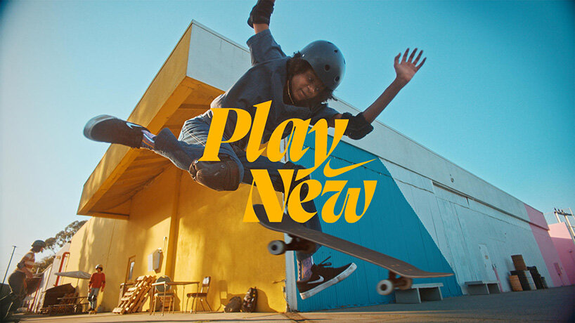 skateboarder photographed mid-air while performing a trick