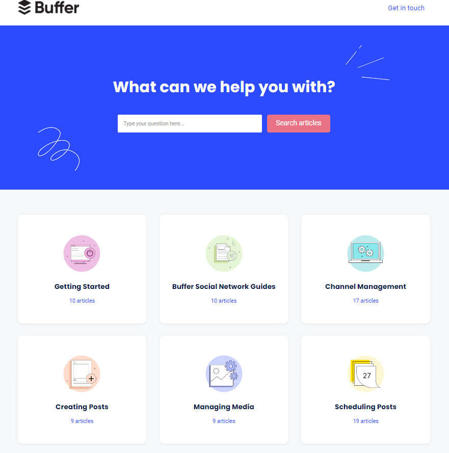 buffer help center screenshot