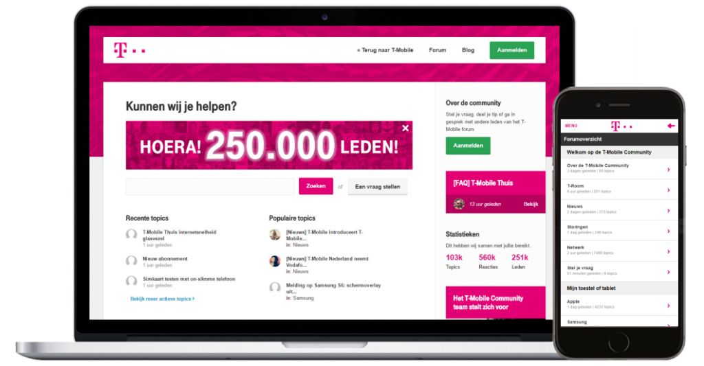 tmobile self-service platform
