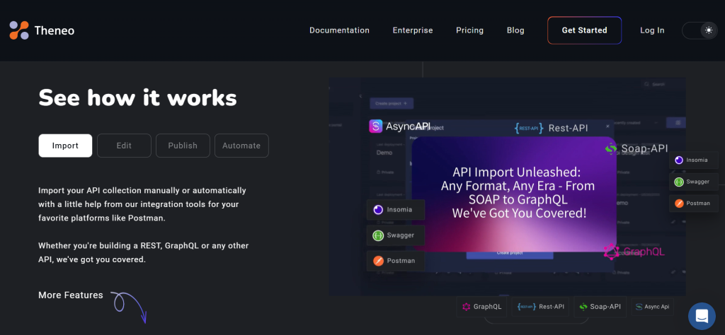 theneo api guide screenshot