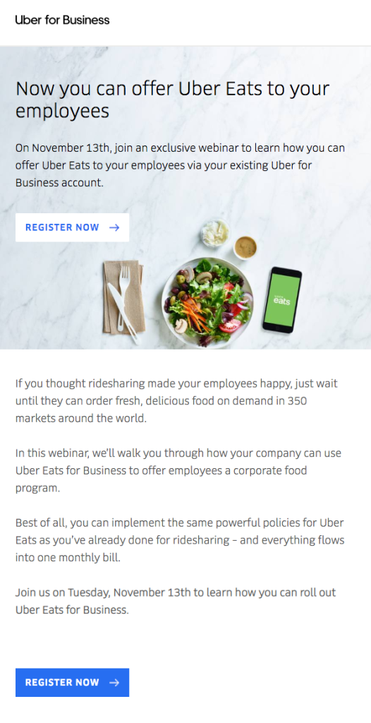 uber for business email