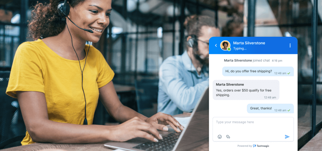Textmagic chat widget cover image