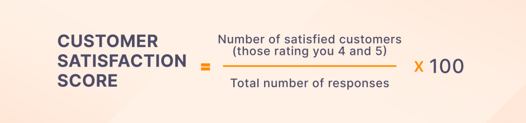CSAT customer onboarding metric