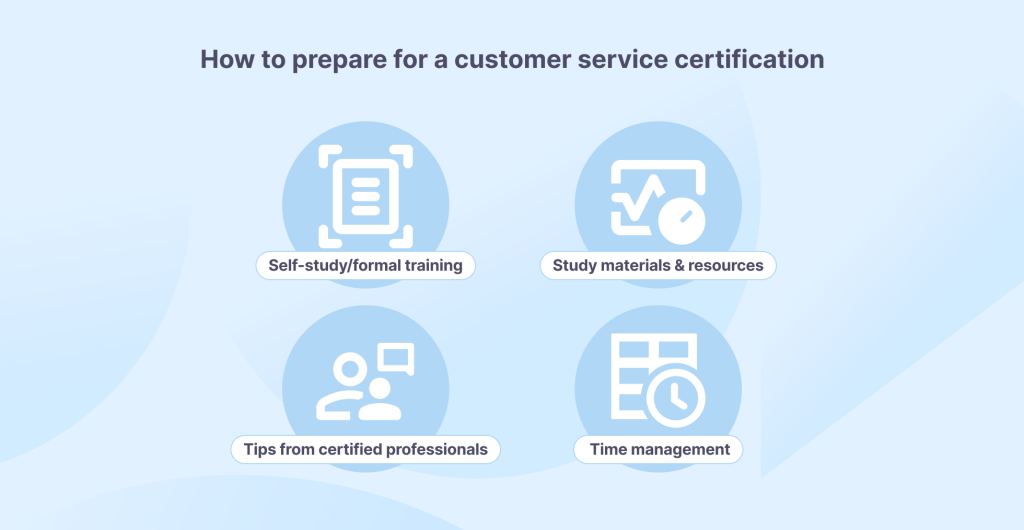 How to prepare for a customer service certification