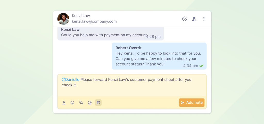 SMS for customer service customer update two-way conversation