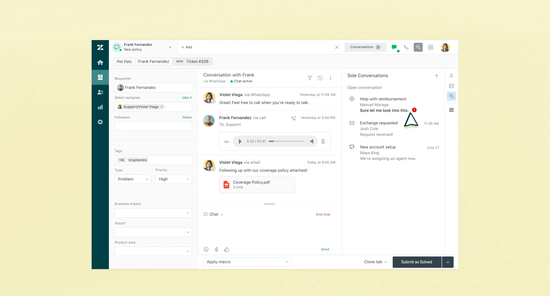 Zendesk customer engagement platform