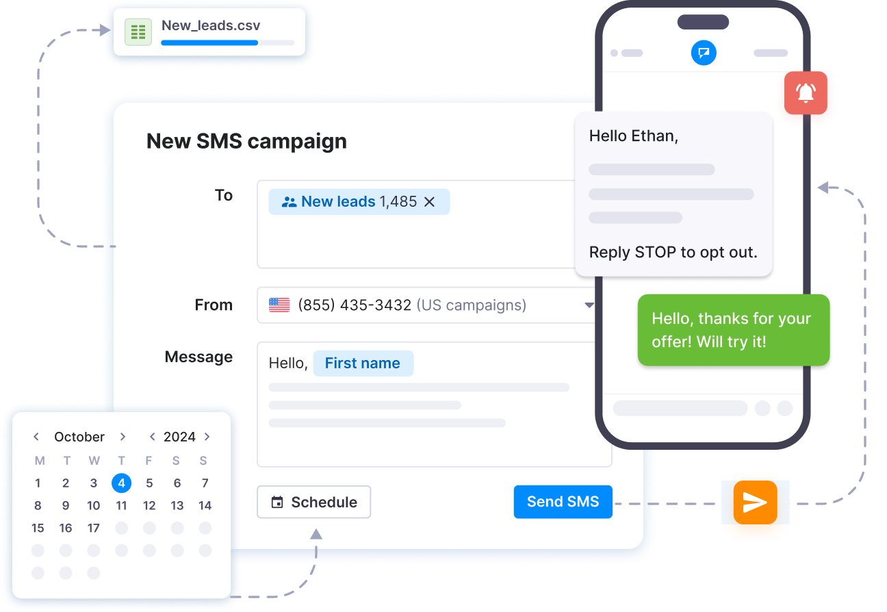 Scale your outreach with A2P messaging
